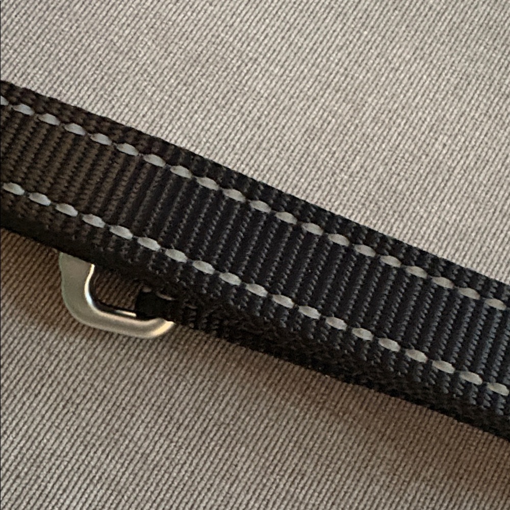 NWT Lot of 2x [Martha Stewart] Black Leather Dog/Cat Collar & Nylon Leash XS - Picture 10 of 11